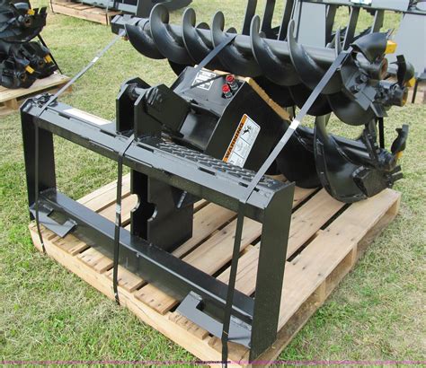 auger bucket skid steer|hydraulic auger for skid steer.